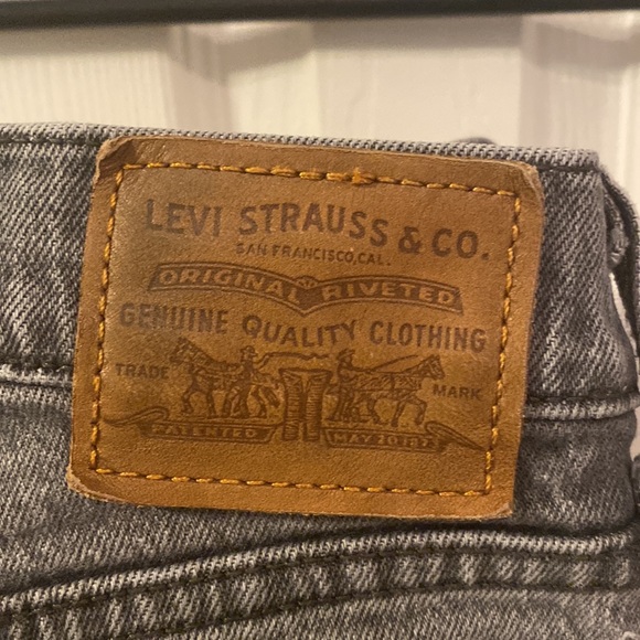 Washed straight wedge Levi jeans - Picture 3 of 4